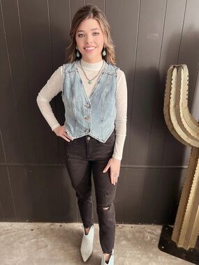 Denim vest NWT